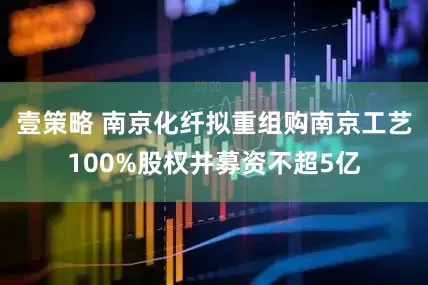 壹策略 南京化纤拟重组购南京工艺100%股权并募资不超5亿