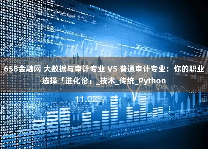 658金融网 大数据与审计专业 VS 普通审计专业：你的职业选择「进化论」_技术_传统_Python