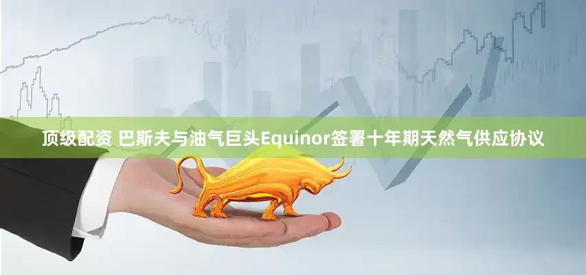 顶级配资 巴斯夫与油气巨头Equinor签署十年期天然气供应协议