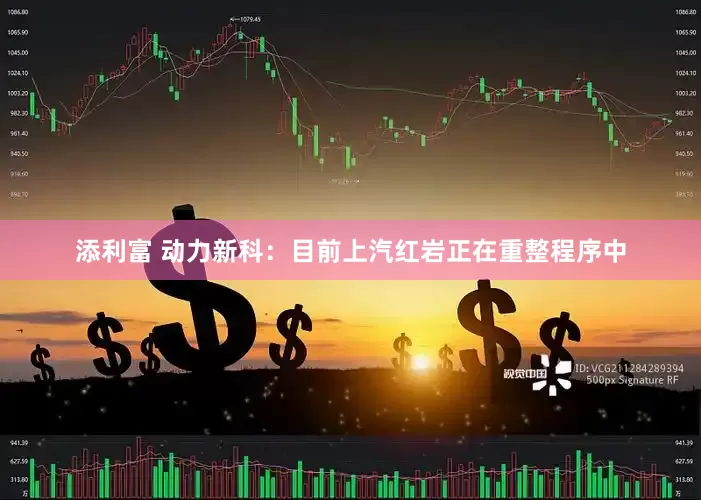 添利富 动力新科：目前上汽红岩正在重整程序中